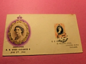 1953 FDC - Coronation of QUEEN ELIZABETH II - BARBADOS - Picture 1 of 3