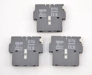 (3) New ABB 1SFN010720R1011 CAL18-11 Auxiliary Contact Blocks:  230-690V - Picture 1 of 3