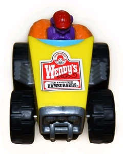 *VINTAGE* 1999 WENDYS CHICKEN NUGGETS MONSTER HOT ROD TOY VEHICLE Kids Meal Trck - Picture 1 of 3