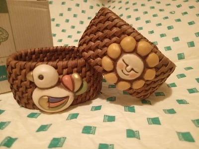 Set Anelli Porta Tovaglioli Uccellino 🐦 Sole ☀️ Thun Vecchia Produzione  - Immagine 1 di 4