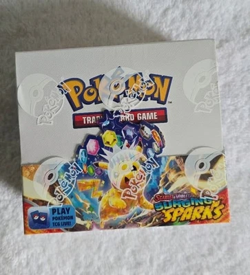Pokémon TCG: Scarlet & Violet SV08 Surging Sparks Booster Box – 36 Packs – NEW - Image 1 of 2