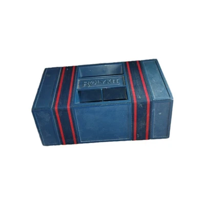 ROLYKIT Blue Roll-up Storage Box Case Large Size Fishing Sewing Parts Organizer - Image 1 of 4