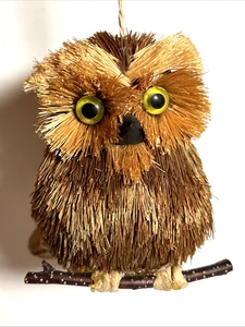 Flaschenbürste Eule Ornament Naturmaterial  - Bild 1 von 7