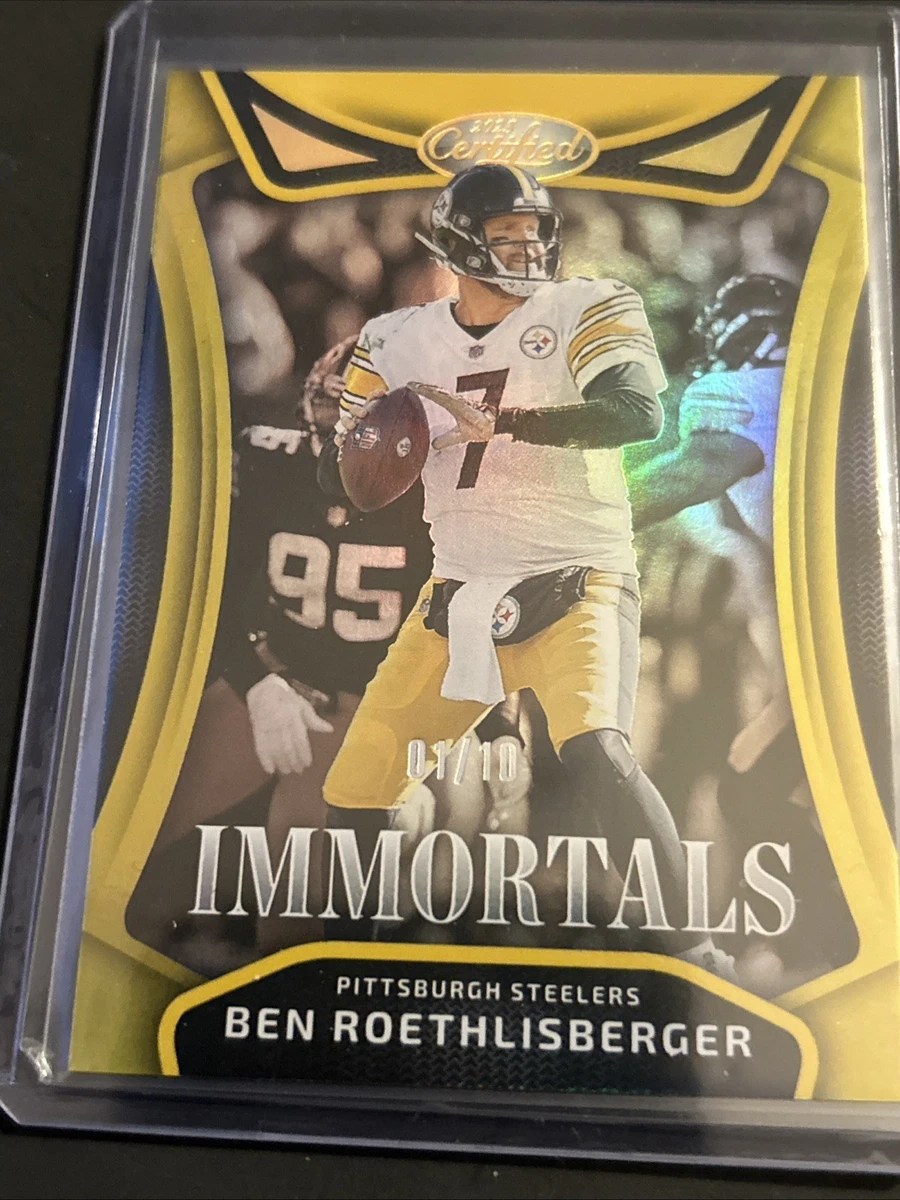 Panini Ben Roethlisberger Football Trading Card Singles for sale
