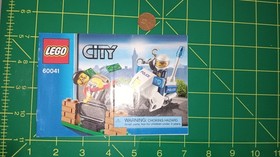LEGO City Set 60041 Instruction Manual Police Motorcycle Bank Robbery Loose