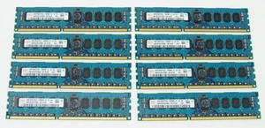 Lot 8 Hynix 4GB PC3L-10600R 1333MHz DDR3 HMT351R7CFR8A-H9 ECC Server Memory - Picture 1 of 3