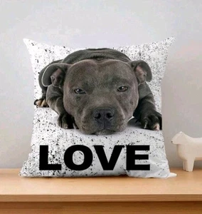 1 x schöne Staffie Hunde Kissenbezüge Staffordshire Bullterrier Staffy - Bild 1 von 3