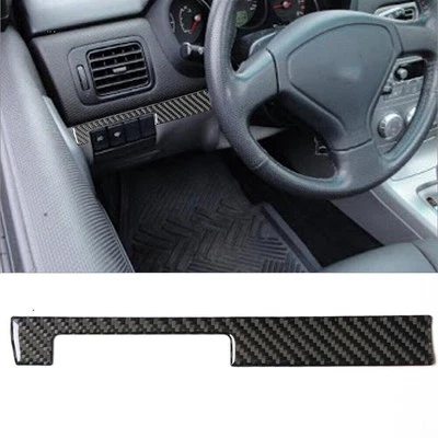 Cubierta interior del tablero del lado del conductor de fibra de carbono para Subaru Forester 2005-2008 Foto 1 de 4