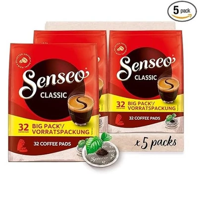 Senseo Pads Classic Storage Pack 5 x 32 Drinks 160 Coffee Pods - Bild 1 von 4