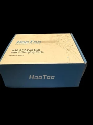 HOOTOO HT -UH010 USB 3.0 7 Port Hub with 2 Charging Ports - NEW - Image 1 of 2