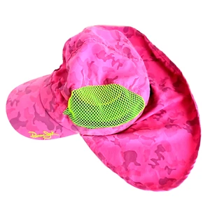 Mütze Kappe Kinder Kinder Strand Sonne Panama Jack grün Netz rosa Klappe klein bunt - Bild 1 von 9