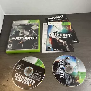 Call of Duty: Black Ops 1+2 Platinum Hits Xbox 360 *CIB/TESTED/BO1 - Picture 1 of 3