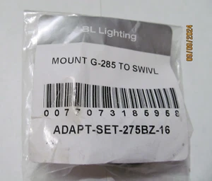 (1) LBL LIGHTING MOUNT G-285 TO SWIVL ADAPT-SET-275BZ-16 - Picture 1 of 2