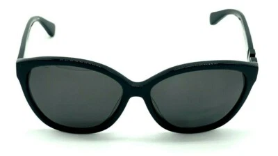 Diane von Furstenberg Ladies Designer Glossy Black & Silver / Black Sunglasses - Image 1 of 2