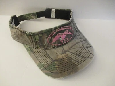 Duck Commander Realtree Xtra Green Ladies Visor Camouflage Pink Embroidery - Image 1 of 4