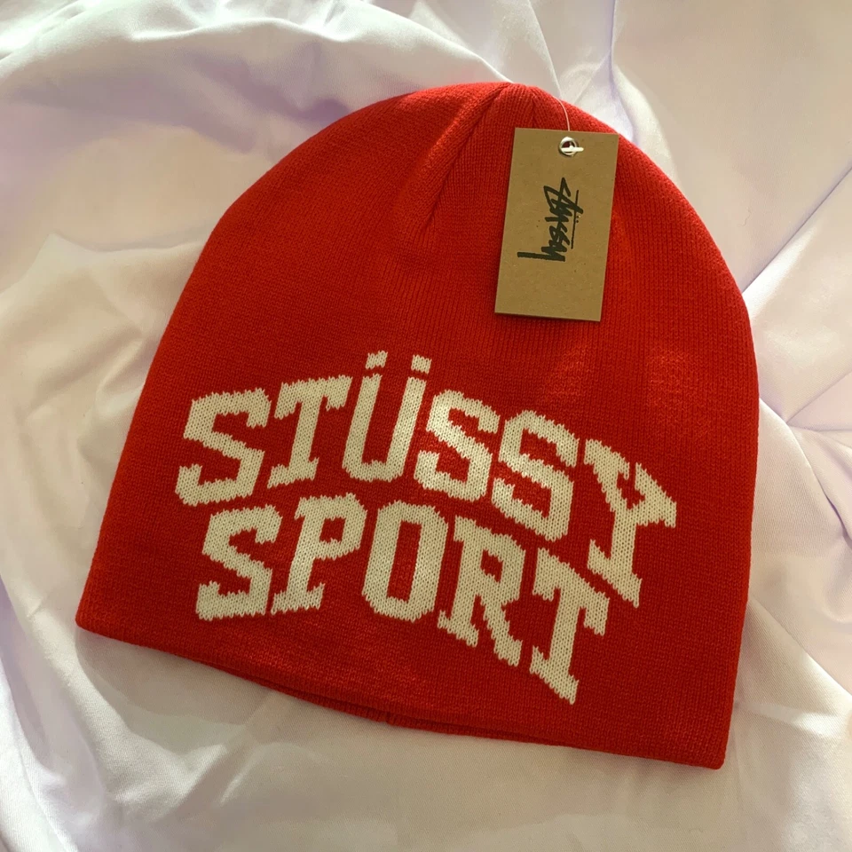 STUSSY SPORT JACQUARD SKULL CAP