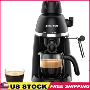 Espresso Cappuccino Machine W/ Milk Frother 3.5 Bar Portable Coffee Maker 800W - Picture 1 of 9