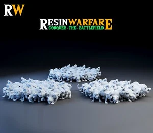 Rodent Swarms, Ratmen, Tabletop DnD Wargames Fantasy Rat Miniature - Picture 1 of 1