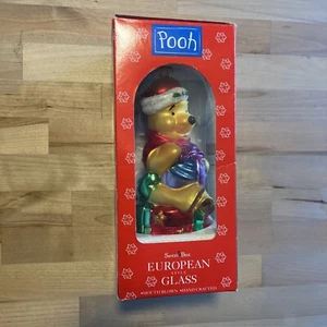 Winnie the Pooh Decorazione natalizia europea vetro soffiato a mano Babbo Natale miglior albero - Foto 1 di 11