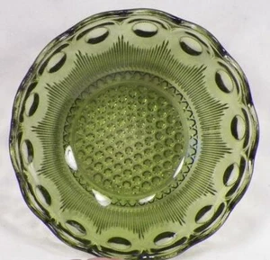Bartlett Collins Manhattan Obst Dessert Schale St Genevieve grün gepresst Vintage - Bild 1 von 4