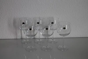 6 Stück Bohemia Crystal Weingläser Kristallglas Czech Republic - Bild 1 von 3