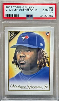 2019 Topps Gallery Vladimir Guerrero JR Rookie PSA 10 - Image 1 of 2