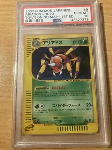 PSA 10 Ariados Holo Town On No Map 2002 Japanese - Bild 1 von 2