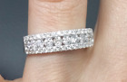 Deal!1.00Ct Natural Diamond Ladies Engagement Wedding Band Ring 14K Gold