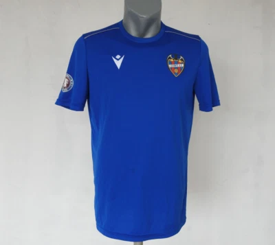Levante UD Training Jersey Macron Blue Shirt Size M Football Soccer - Image 1 of 4
