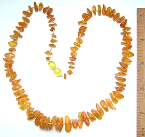 Amber Genuine Baltic Necklace 18.5 gram 波羅的海琥珀 - Picture 1 of 3