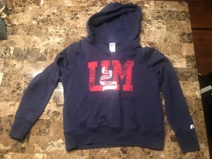 Ole Miss Rebels Russell Hoodie Blue Womens Size L Hotty Toddy - Picture 1 of 5