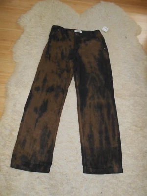 BNWT Free People Brown/Tan Tie Dye 'Reese Pitched Straight Cords'n - 28/UK10 - Image 1 of 4