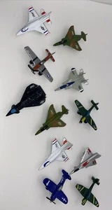 Lot of 11 JET PLANES Mini Metal Diecast Planes Jets Military Vehicles 2"-3" Rare - Picture 1 of 19