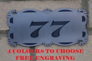 door sign door number door frame sign address sign personalised decoration - Picture 1 of 9