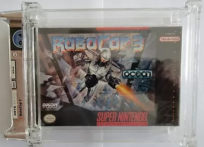 Robocop 3 (Super Nintendo SNES) WATA 9.4 A+ NEW Factory Sealed - Image 1 of 4