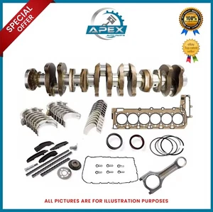 BMW N57 N57D30 CRANKSHAFT WITH ENGINE REBUILD KIT 3.0 DIESEL X4 X5 4 CONVERTIBLE - Picture 1 of 4