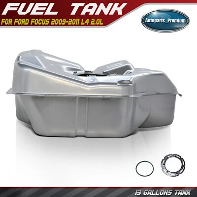 Tanque de combustible de 13 galones con anillo de bloqueo con junta tórica para Ford Focus 2009-2011 L4 2,0 L Foto 1 de 4