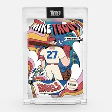 Topps Project100 Card 87 - Mike Trout by Louis Wes - Sealed Exclusive- LA Angels