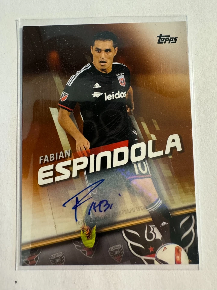 K196,506 - 2016 Topps MLS Autographs Orange #148 Fabian Espindola #/25 Auto - Image 1 of 1