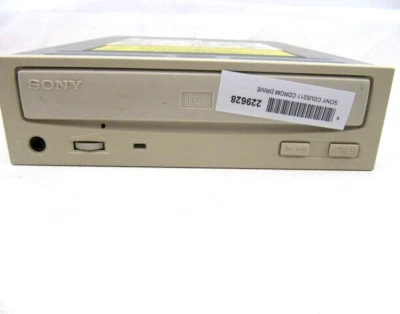 Sony Internal CD-ROM Drive IDE SATA Optical CD CDU5211 Vintage Retro Beige - Image 1 of 4