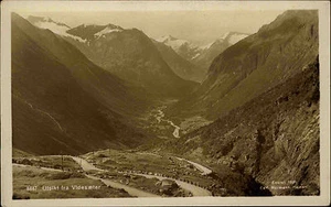 Cartolina Videseter Videsæter Norvegia Norge Videdalen ~ 1930 panorama paesaggio utsikt - Foto 1 di 1