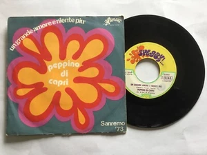 (Ita5)  PEPPINO DI CAPRI Un grande amore e niente più. Per favore 45 GIRI Vinile - Imagen 1 de 2