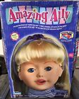 Playmates 1999 Blonde Amazing Ally Interactive Doll & Bonus Tea Set New In Box!