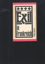 b98520	Schiller Exil in Frankreich , Reclam Tb. Kunst und Literatur im antifasch