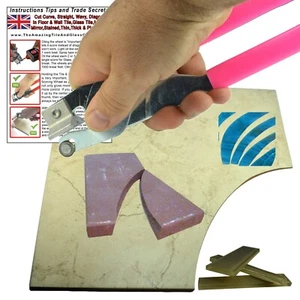 Glass Tile Cutter Tool Pink Cut Backsplash Tile Subway Tile Mirror No Wetsaw - Picture 1 of 12