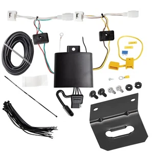 Trailer Wiring and Bracket For 20-25 Mazda CX-30 Plug and Play 4-Flat Harness - Picture 1 of 6