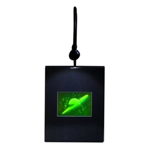 Imagen de holograma 3D de Saturno (SOPORTE DE ESCRITORIO ILUMINADO), película de fotopolímero Polaroid - Imagen 1 de 7