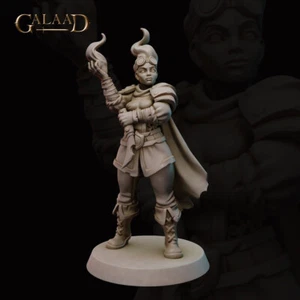 Human Fire Wizard / Sorcerer - Galaad Miniatures - Dungeons and Dragons - Bild 1 von 2