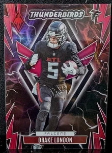 2023 Panini Phoenix Thunderbirds Drake London Pink #ed 44/175 #TB-DL Falcons - Bild 1 von 2