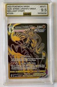 Ags 9.5 Rapid Strike Urshifu VMAX Sec TG30/TG30 Swsh09: Brilliant Stars Trainer - Picture 1 of 14